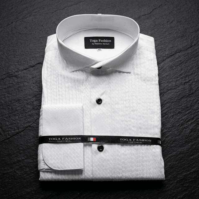 Camisa de Etiqueta Diamond White